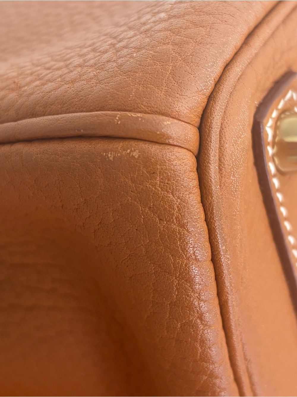 Hermes Birkin Gold Fjord Leather with Gold hardware - Picture 9 of 17